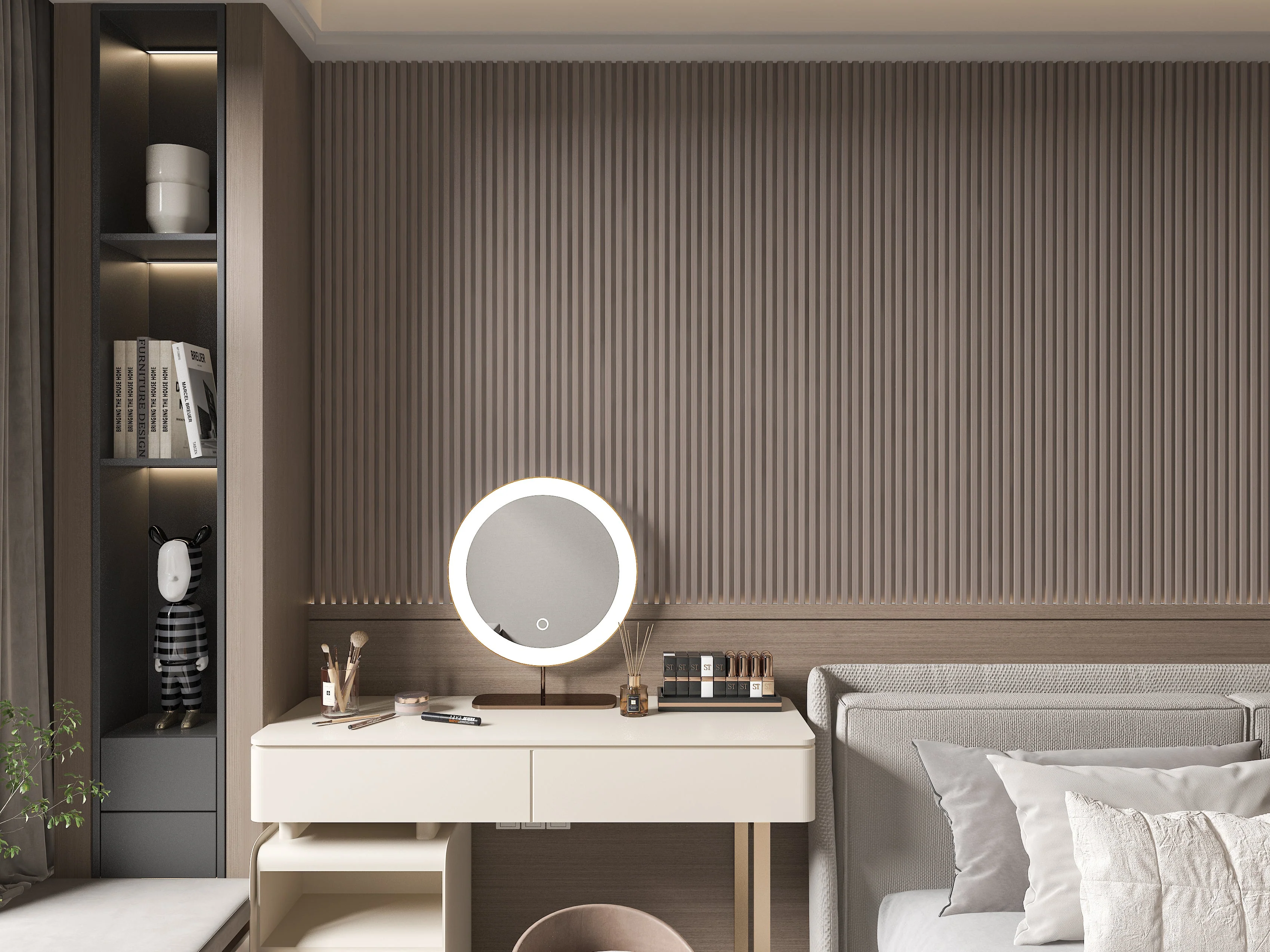 14-Pack Cedar Oak WPC Fluted 3D Wall Panels | 68 sq. ft./Box - Image 4