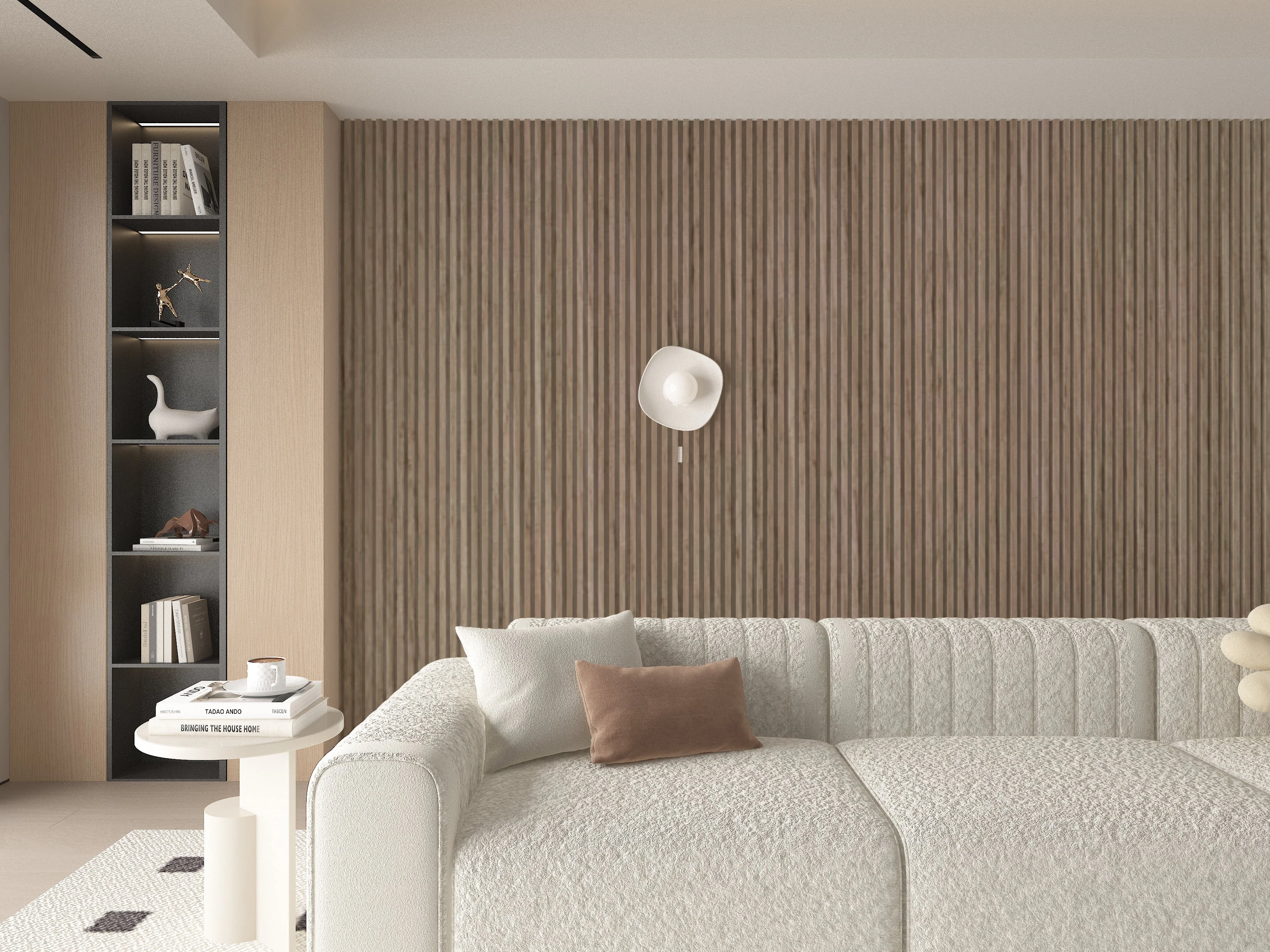 Royal Oak WPC Fluted 3D Wall Panels | 68 sq. ft./Box - Image 4