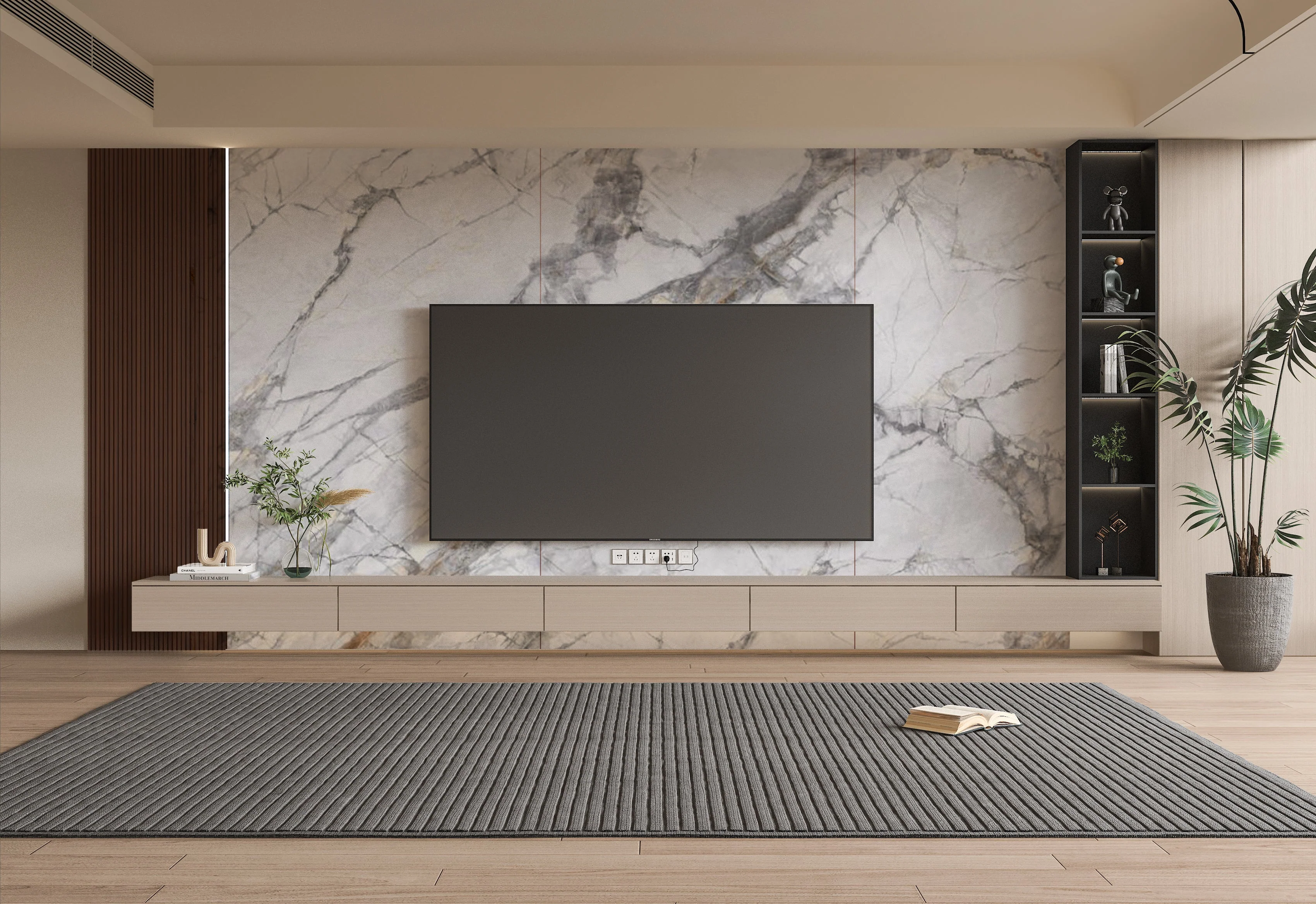 3D Deep Veins PVC Marble Sheets UV Protected | Waterproof | 4x8 ft (32 sq. ft) - Image 4