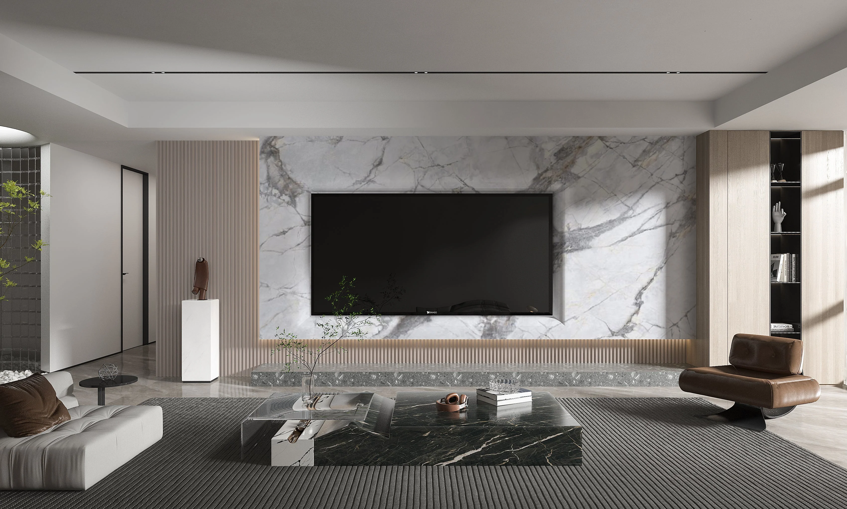 3D Deep Veins PVC Marble Sheets UV Protected | Waterproof | 4x8 ft (32 sq. ft) - Image 5