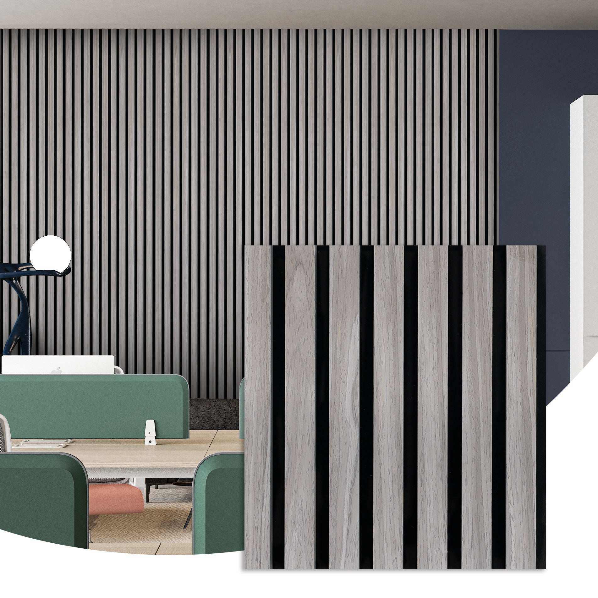 Acoustic Wood Wall Panel 94” x 24” - Soundproofing for Walls & Ceilings - Image 10