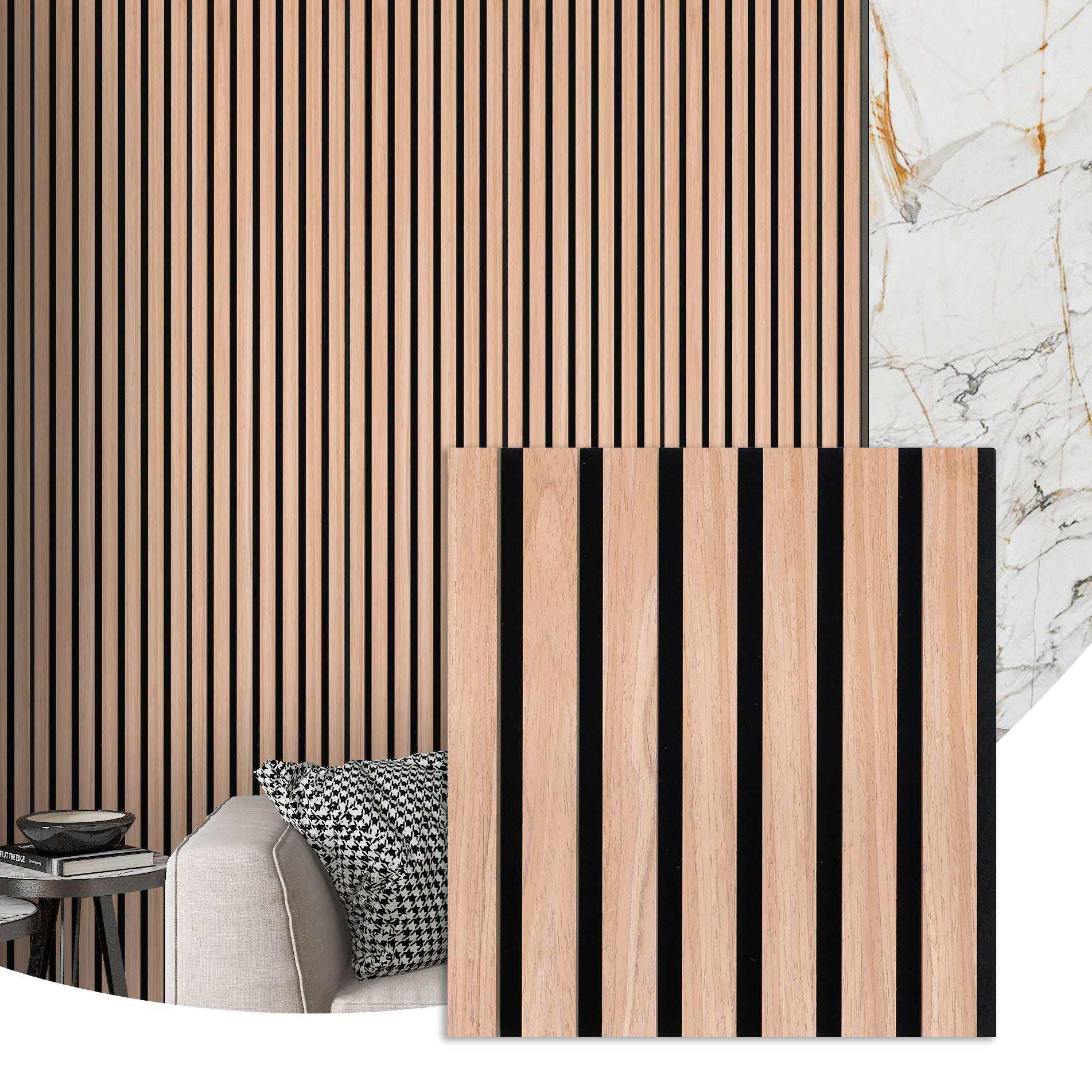 Acoustic Wood Wall Panel 94” x 24” - Soundproofing for Walls & Ceilings - Image 9