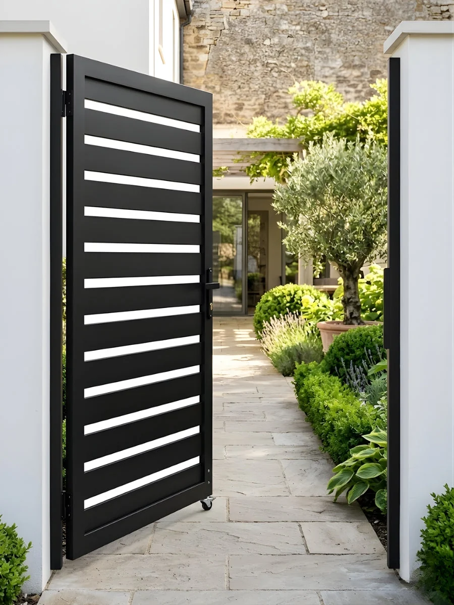 Aluminum Premium Fence Single Gate (3ftx 6ft) – Modern, Heavy Duty, Semi Privacy - Image 5