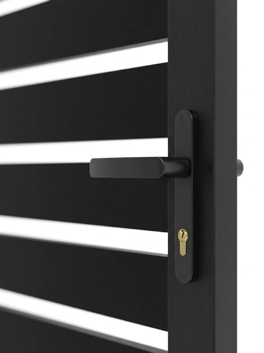 Aluminum Premium Fence Single Gate (4ftx 6ft) – Modern, Heavy Duty, Semi Privacy - Image 5