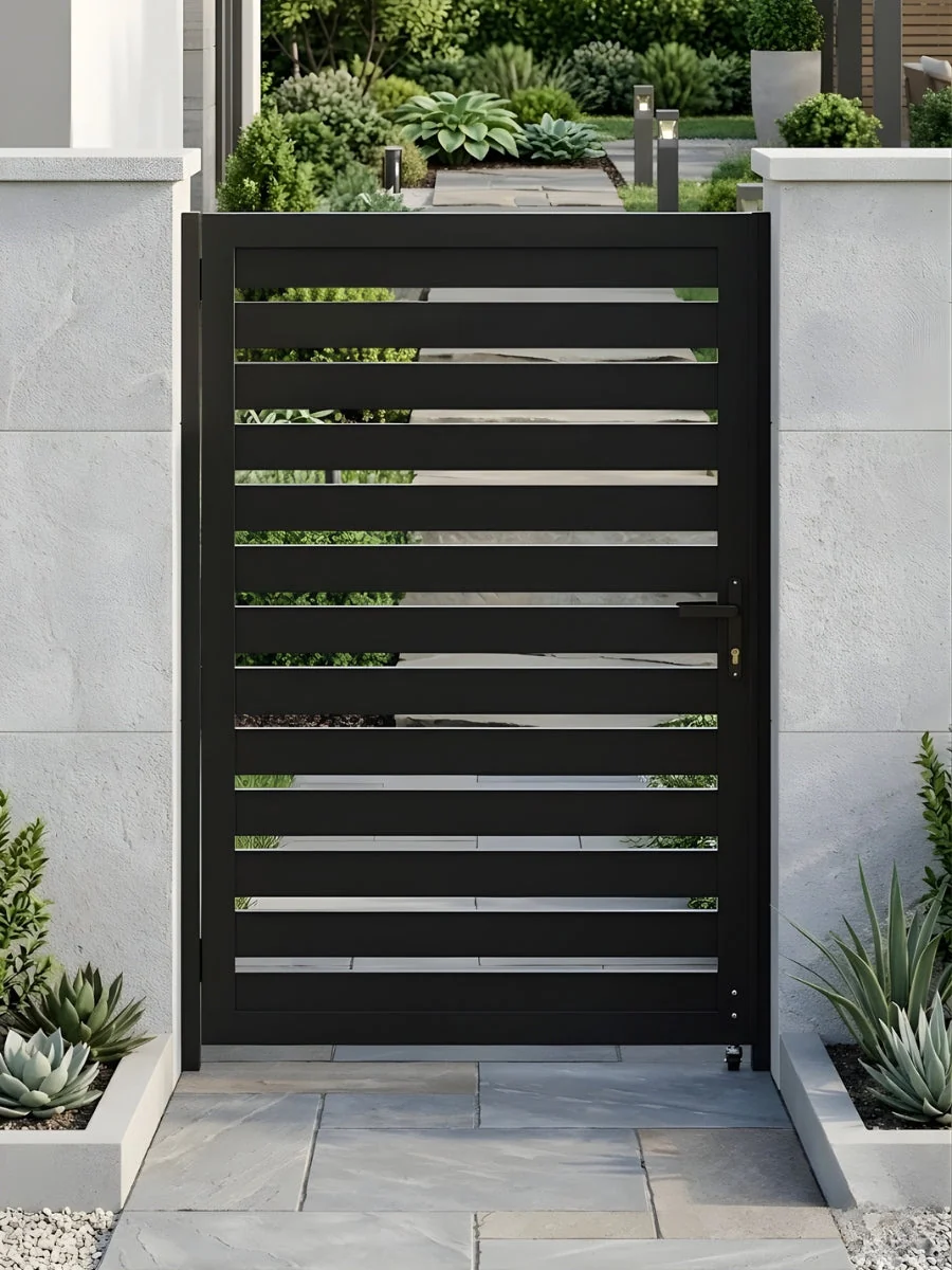 Aluminum Premium Fence Single Gate (4ftx 6ft) – Modern, Heavy Duty, Semi Privacy - Image 6