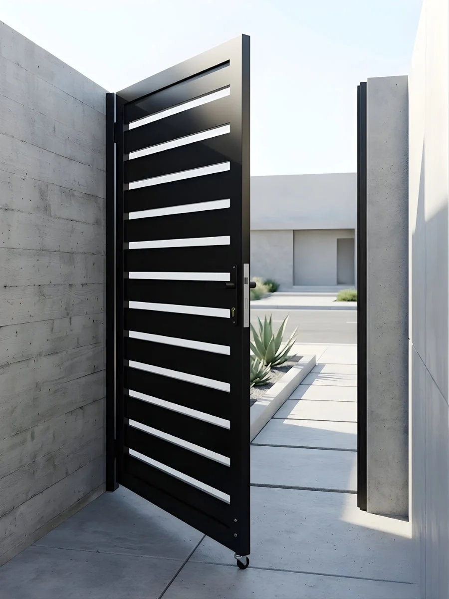 Aluminum Premium Fence Single Gate (4ftx 6ft) – Modern, Heavy Duty, Semi Privacy - Image 8