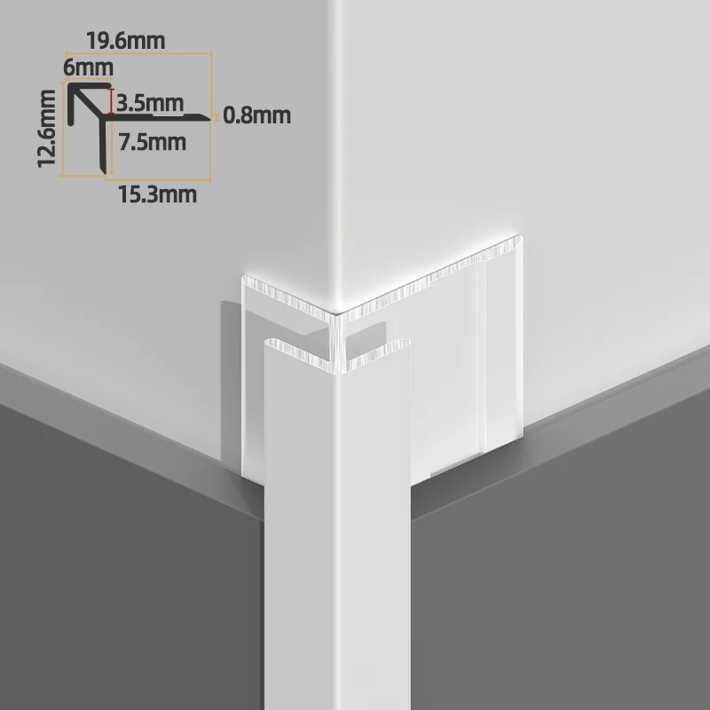 Aluminum Wall Panel Trim Outside Corner: Sturdy Metal Trim Strips for Elegant Wall Panel Finishes - Image 6