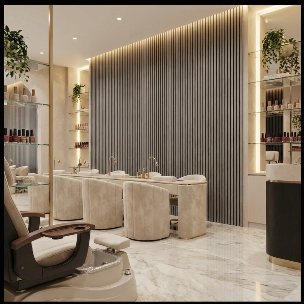 Ash Gray Acoustic Wood Slat Wall Panel | Premium 3-Sided Veneer | Sound-Absorbing - Image 5