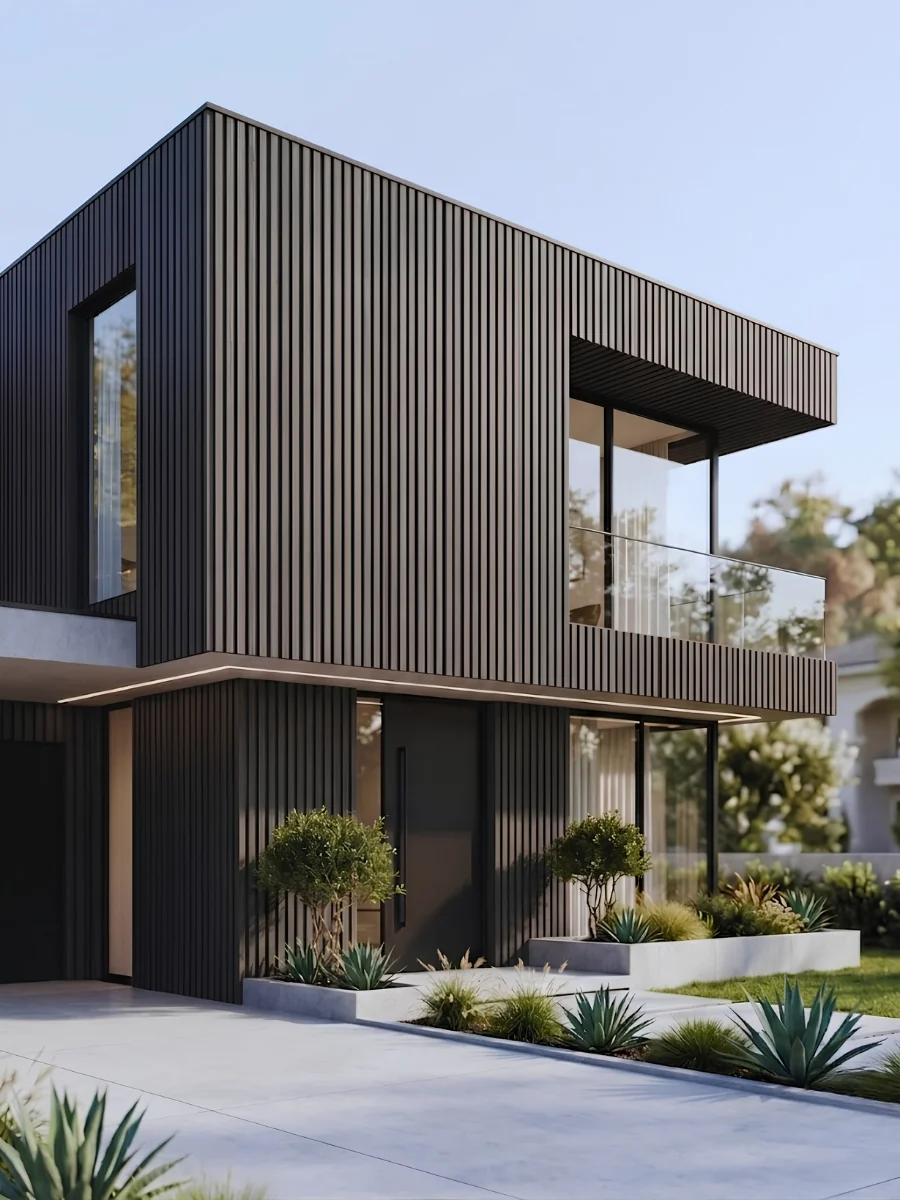 Black Composite Wide Exterior Cladding |  5 PC/Box (32.6 Sq. Ft) - Image 8