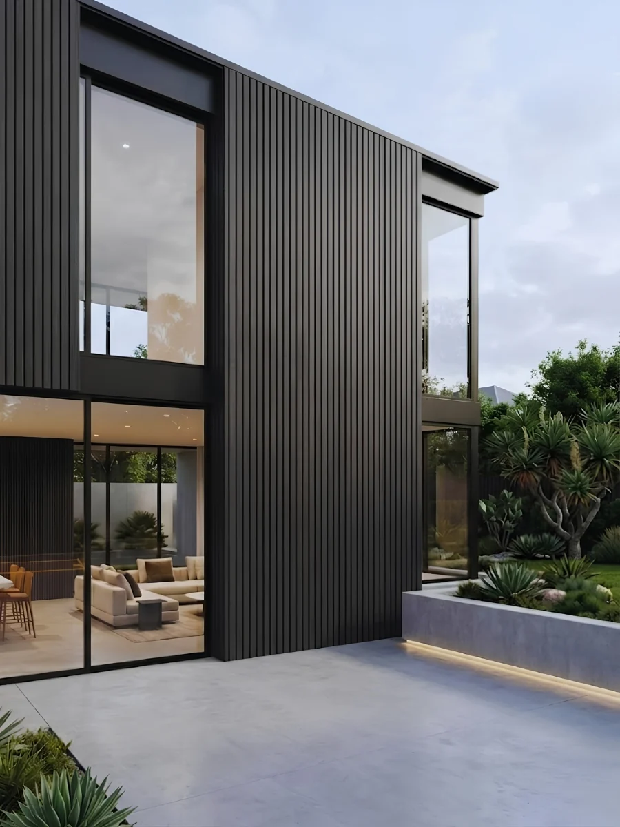 Black Composite Wide Exterior Cladding |  5 PC/Box (32.6 Sq. Ft) - Image 9