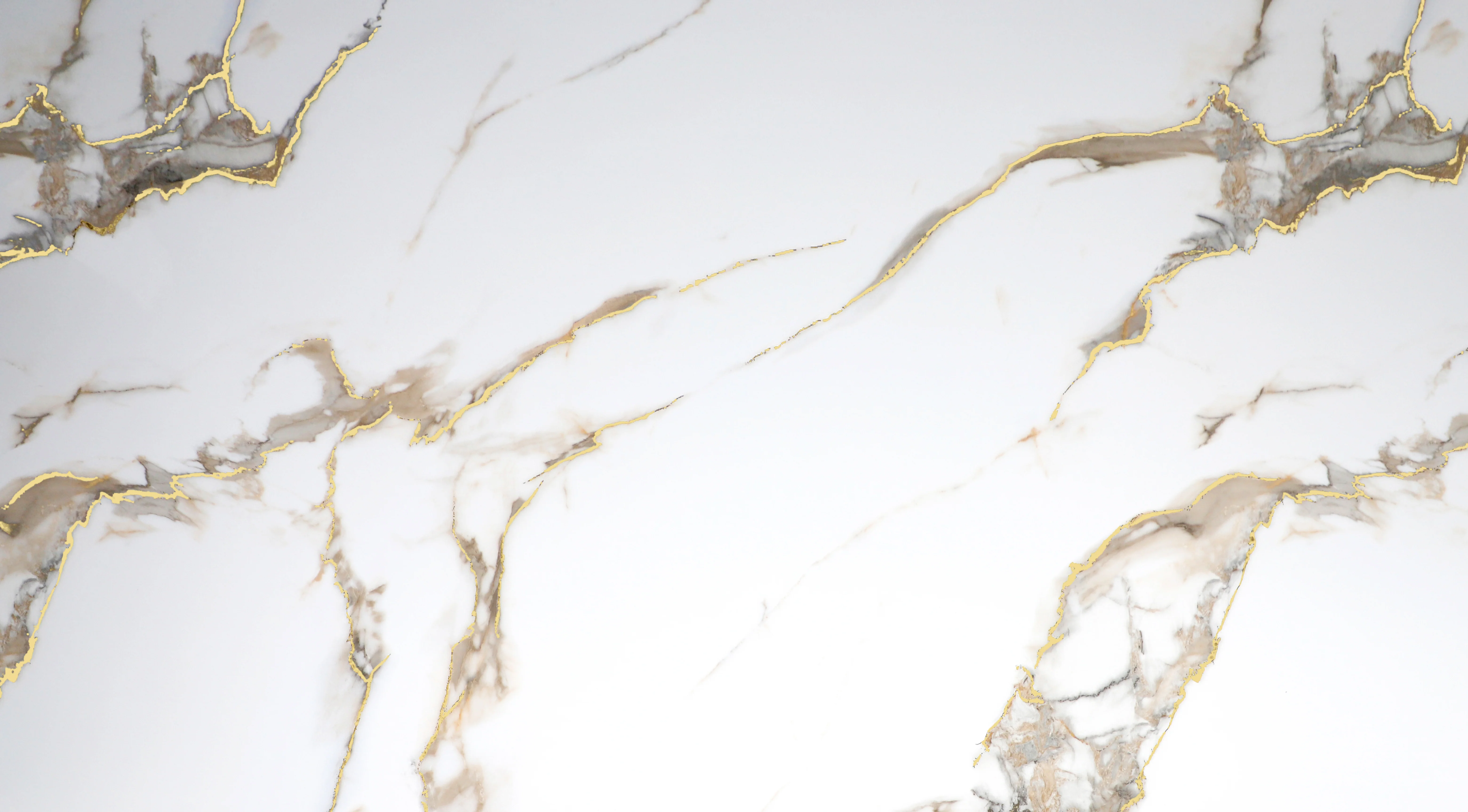 Calacatta Oro Gold Marble UV Protected PVC Wall Panel - 4x8 ft, Fireproof & Waterproof (32 sq. ft) - Image 6