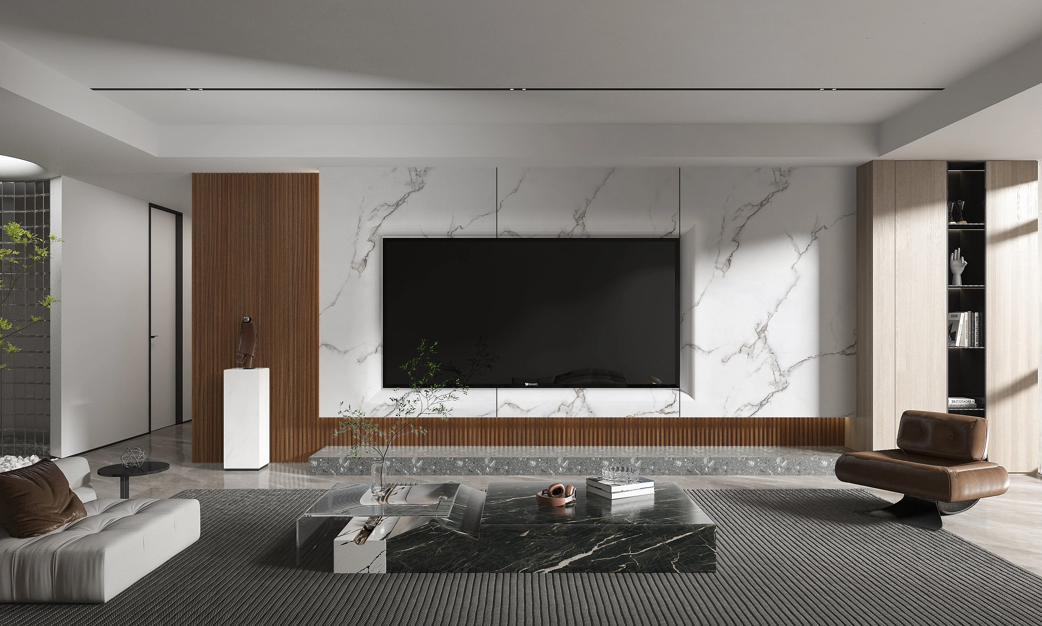 Calacatta White PVC Wall Panel | 4x8 ft UV Protected - Image 5