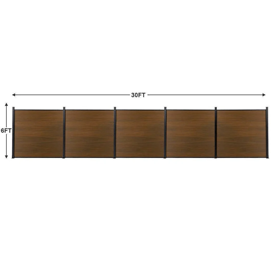Composite Fence Co-Extrusion Wholesale Price  -Walnut - Image 10