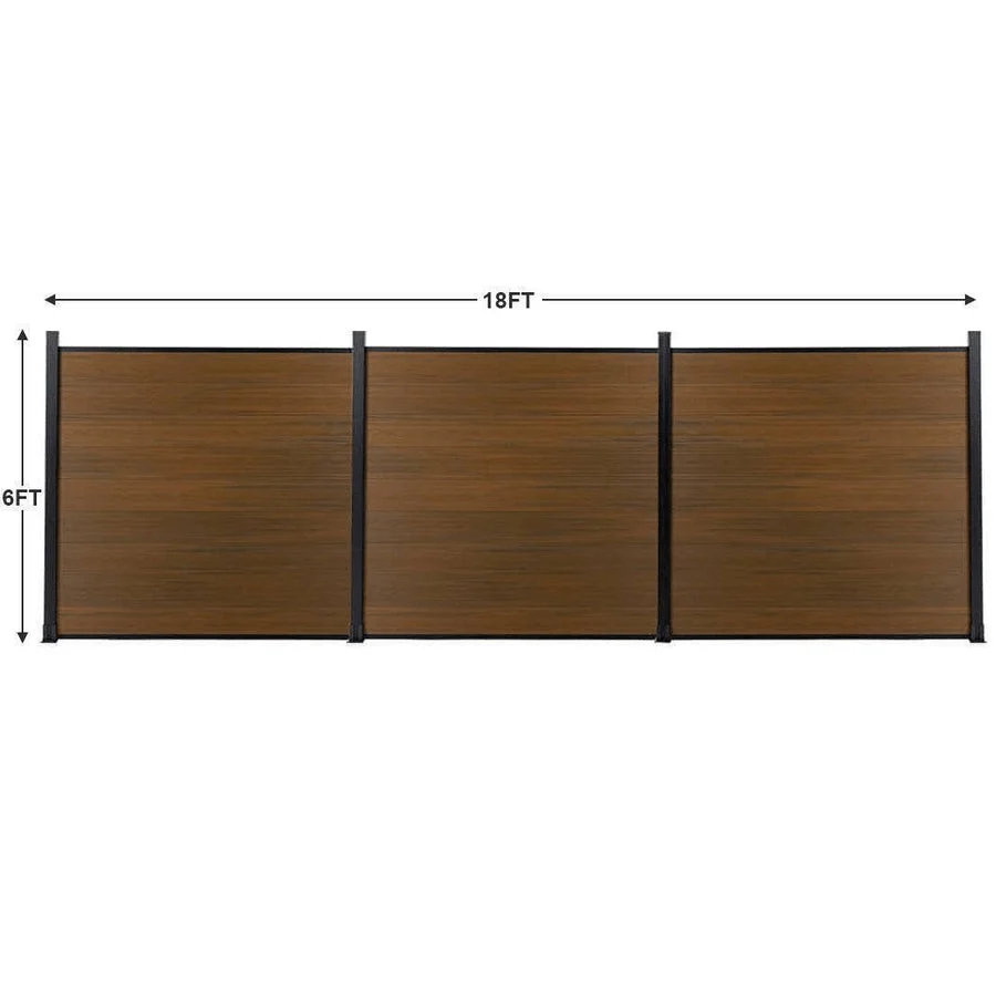 Composite Fence Co-Extrusion Wholesale Price  -Walnut - Image 8