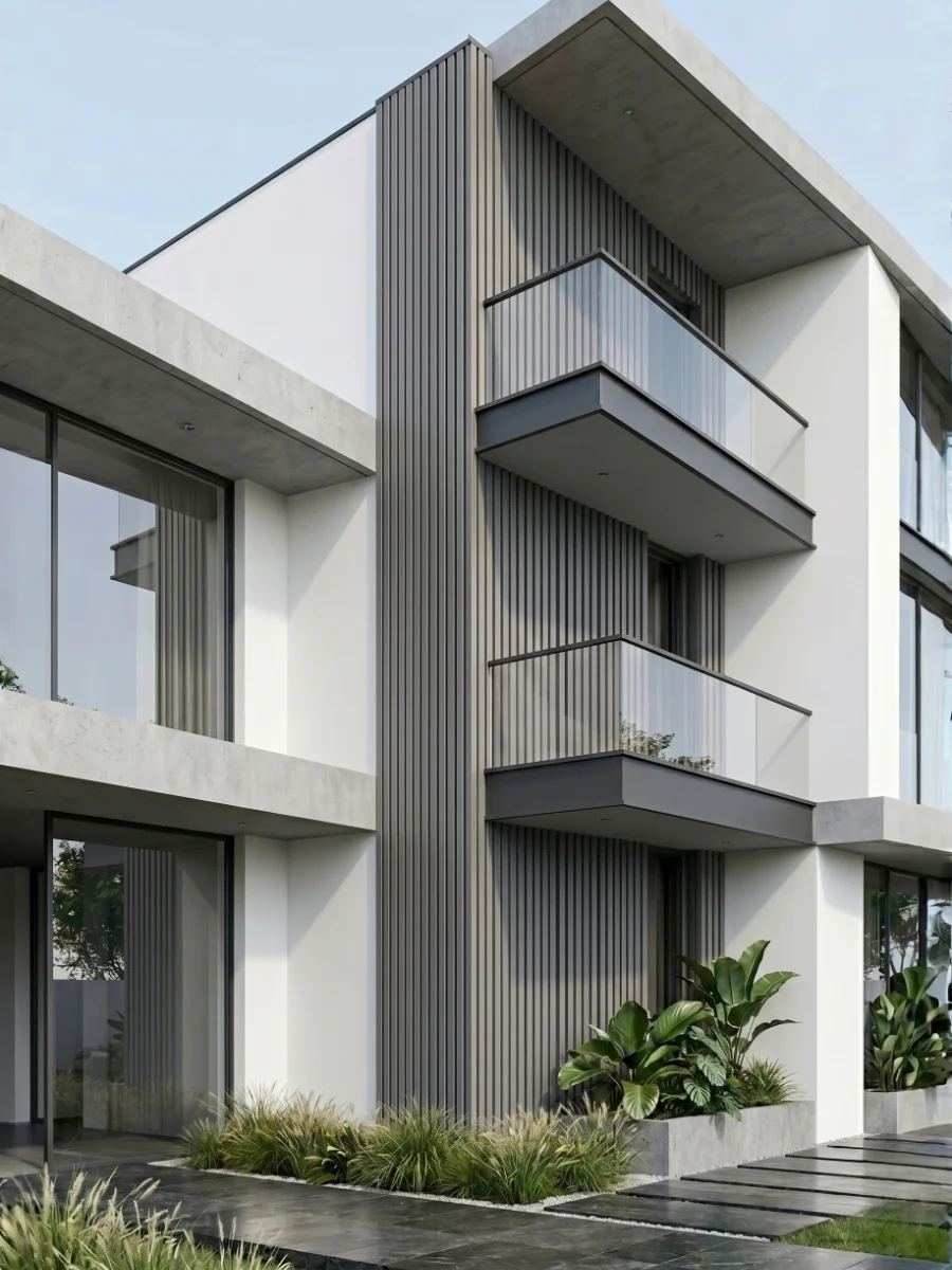 Gray Composite Wide Exterior Cladding | 5 PC/Box (32.6 Sq. Ft) - Image 3