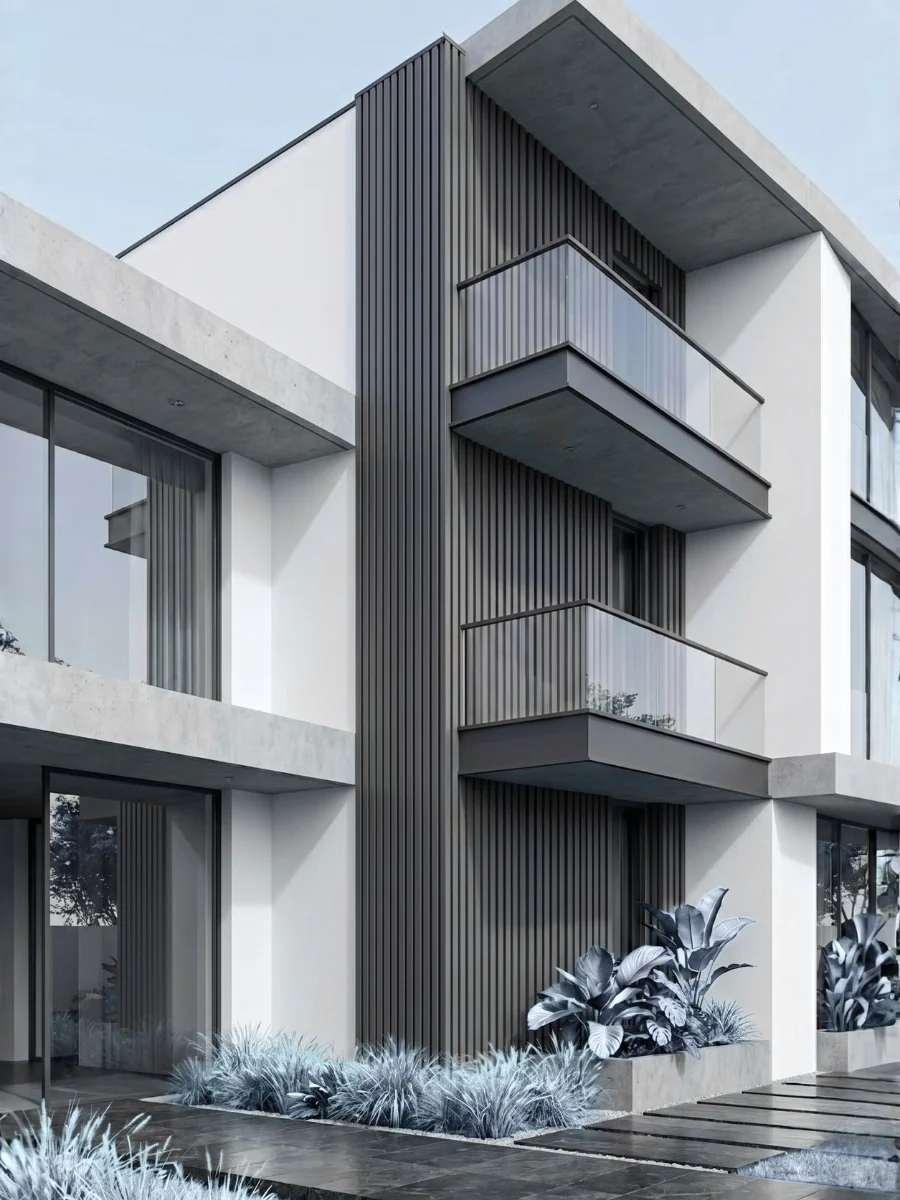 Light Gray Composite Wide Exterior Cladding |  5 PC/Box (32.6 Sq. Ft) - Image 3