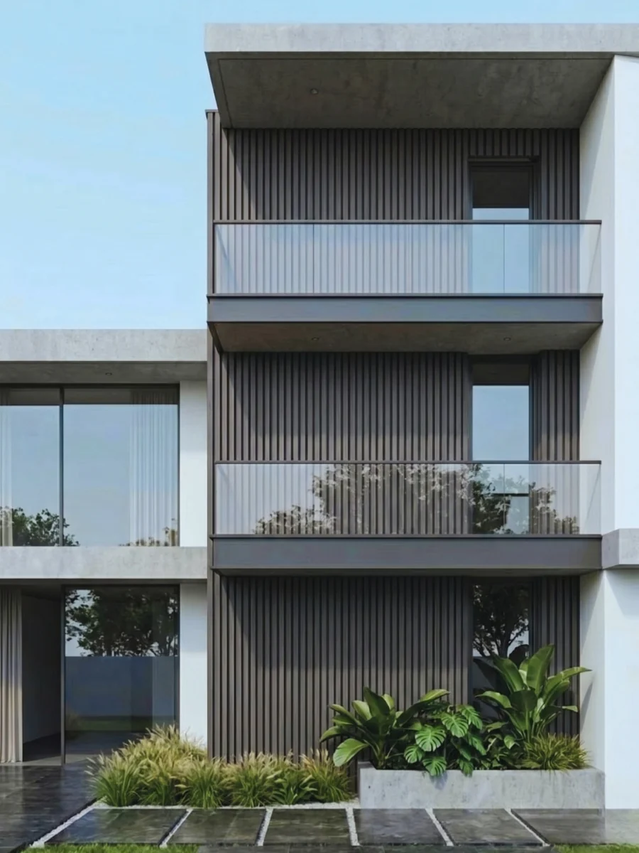 Light Gray Composite Wide Exterior Cladding |  5 PC/Box (32.6 Sq. Ft) - Image 4