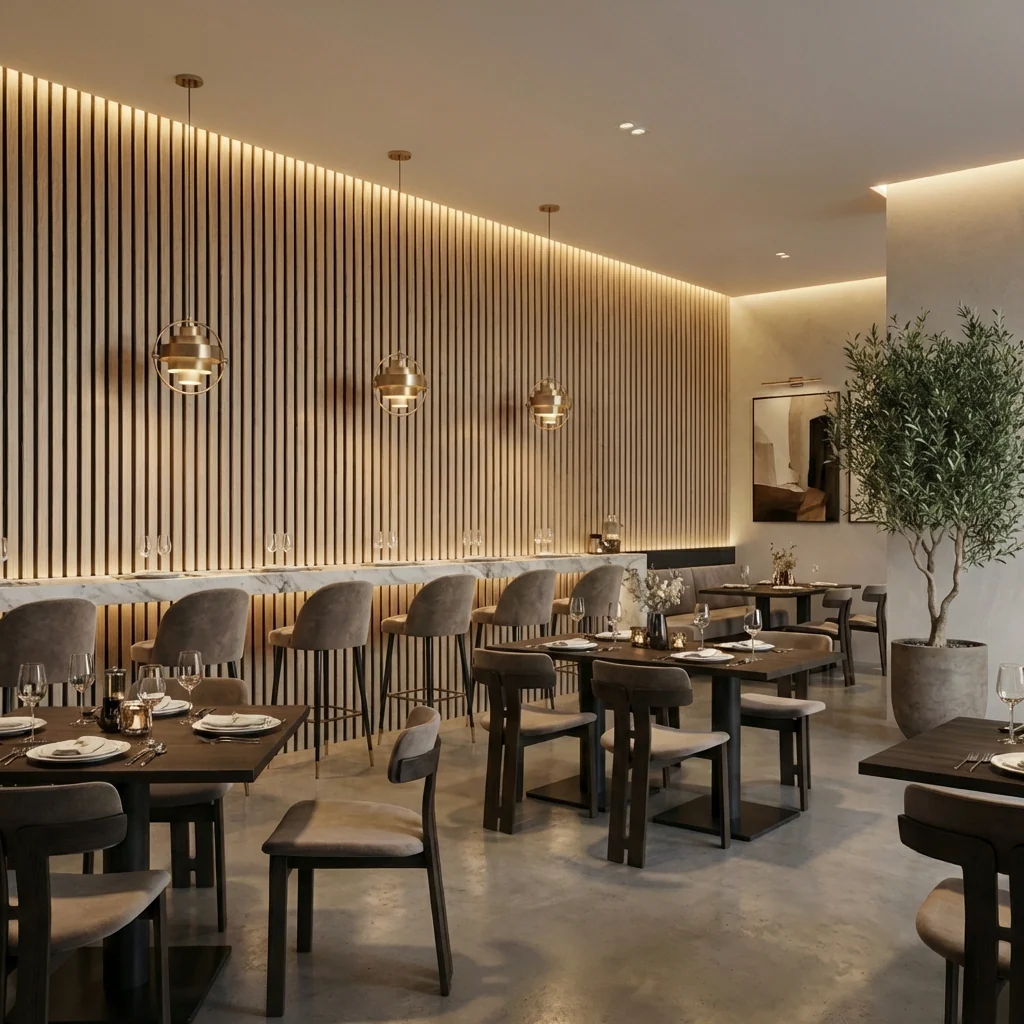 Natural Oak Acoustic Wood Slat Wall Panel | Premium 3-Sided Veneer | Sound-Absorbing - Image 5