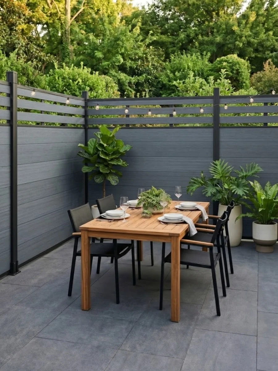 Top Lattice Privacy Composite Fence Wholesale Price  - Light Gray - Image 10