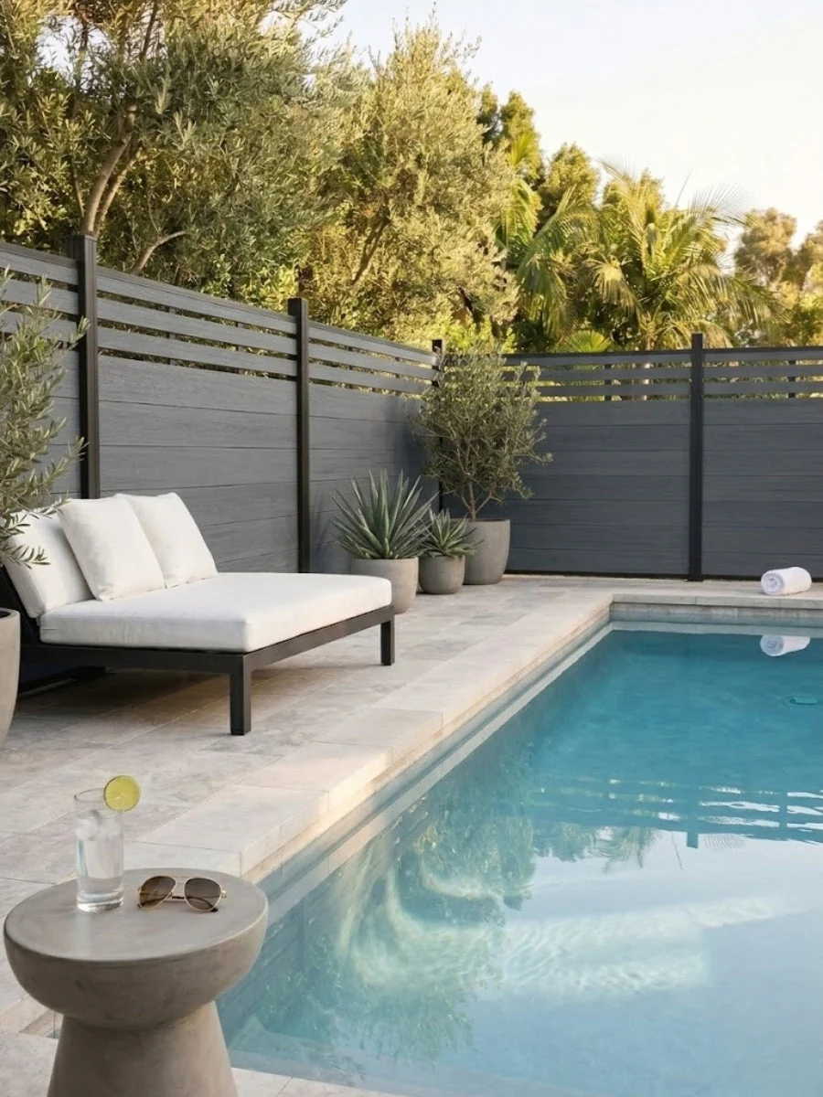 Top Lattice Privacy Composite Fence Wholesale Price  - Light Gray - Image 8