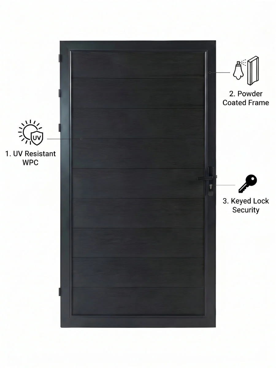 WPC Fence Single Gate (3ft x 6ft) - Image 14